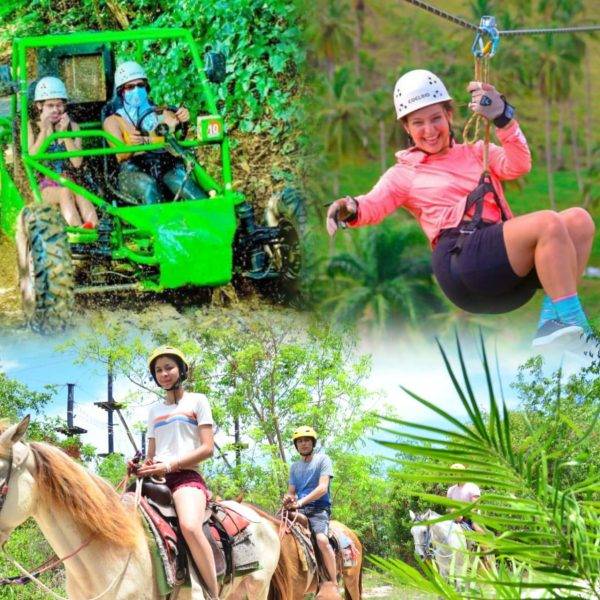🌴 3-in-1 Adventure at Rancho Tuko: Buggies, Horses & Zipline Experience
